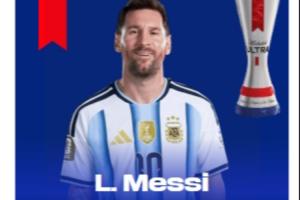連場最佳！官方：梅西當選阿根廷2-0奧地利全場最佳球員