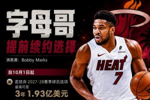 超級肥約~字母哥提前續約選擇一覽：最高4年2.75億 但今年簽不了